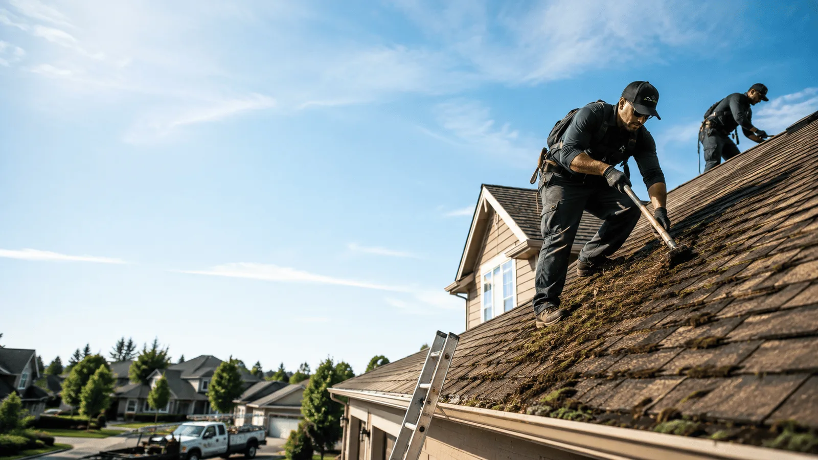 Roof Moss Removal in Fruitport, MI near me